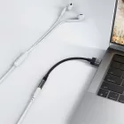 Acefast J13 USB-A - 3.5mm Mini Jack Adapter - Fekete