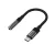 Acefast J12 USB-C - 3.5mm Mini Jack Adapter - Fekete