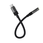 Acefast J12 USB-C - 3.5mm Mini Jack Adapter - Fekete