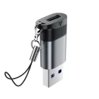 Acefast J8 USB-A - USB-C Adapter - Szürke