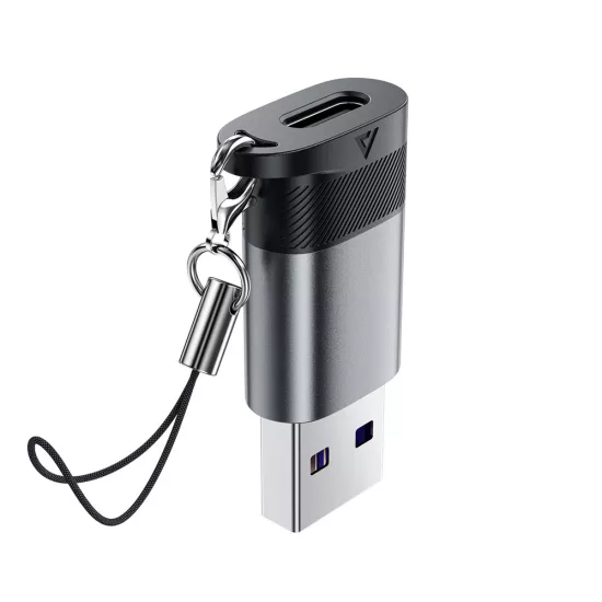 Acefast J8 USB-A - USB-C Adapter - Szürke