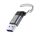 Acefast J8 USB-A - USB-C Adapter - Szürke