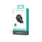 Joyroom JR-TG7 Hálózati Töltő 33W - USB-A + USB-C + 1m 60W C-C Kábel - Fekete