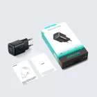Joyroom JR-TG7 Hálózati Töltő 33W - USB-A + USB-C + 1m 60W C-C Kábel - Fekete