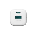Joyroom JR-TG7 Hálózati Töltő 33W - USB-A + USB-C + 1m C-iP Kábel - Fehér