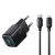 Joyroom JR-TG7 Hálózati Töltő 33W - USB-A + USB-C + 1m C-iP Kábel - Fekete