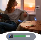 Joyroom JR-TG7 Hálózati Töltő 33W - USB-A + USB-C - Fekete