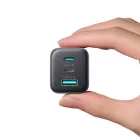 Joyroom JR-TO1 GaN Hálózati Töltő 45 - USB-C + Lightning + USB-A - Fekete