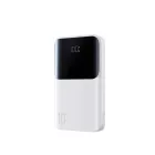 Joyroom JR-QP191 Mini Power Bank 10000mAh 22.5W + Kijelző 3C CCC - Fehér