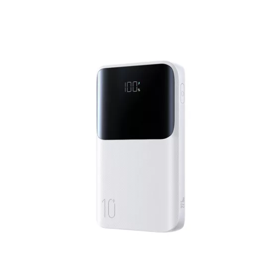 Joyroom JR-QP191 Mini Power Bank 10000mAh 22.5W + Kijelző 3C CCC - Fehér