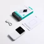 Joyroom JR-QP191 Mini Power Bank 10000mAh 22.5W + Kijelző 3C CCC - Fehér