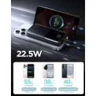 Joyroom JR-QP191 Mini Power Bank 10000mAh 22.5W + Kijelző 3C CCC - Fehér