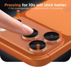 iPhone 17 Pro Kameravédő - Tech-Protect Camfull Fit+ - Áttetsző