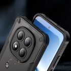 Xiaomi Redmi Note 15 Pro 5G Tok - Tech-Protect Rugged Shield - Áttetsző-Fekete