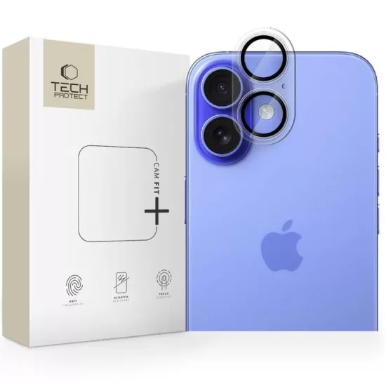 iPhone 17 Kameravédő - Tech-Protect Camfull Fit+ - Áttetsző