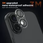 iPhone 17 Kameravédő - Tech-Protect Camfull Fit+ - Áttetsző