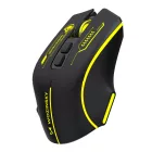 Wozinsky WMGB-1181 Vezeték Nélküli Optikai Gaming Egér - 3200 DPI - Beépített Akkumulátor - Fekete-Sárga