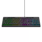 Wozinsky WKG-1044 Vezetékes Membrános Gamer Billentyűzet RGB Háttérvilágítással - Fekete