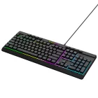 Wozinsky WKG-1044 Vezetékes Membrános Gamer Billentyűzet RGB Háttérvilágítással - Fekete