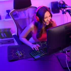 Wozinsky WKG-1044 Vezetékes Membrános Gamer Billentyűzet RGB Háttérvilágítással - Fekete