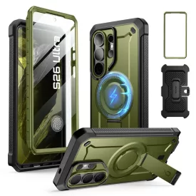   Samsung Galaxy S26 Ultra Tok - Supcase Unicorn Beetle Pro Mag - Guldan