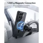 Samsung Galaxy S26 Ultra Tok - ESR Classic Hybrid Kickstand Magnetic - Áttetsző-Fekete