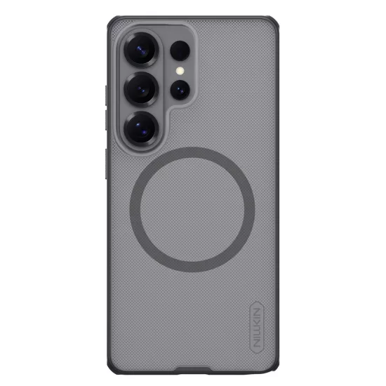 Samsung Galaxy S26 Ultra Tok - Nillkin Super Frosted Shield Pro Magnetic - Áttetsző-Fekete