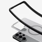 Samsung Galaxy S26 Ultra Tok - Nillkin Super Frosted Shield Pro Magnetic - Áttetsző-Fekete