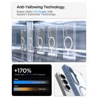 Samsung Galaxy S26 Tok - Spigen Ultra Hybrid MagFit - Átlátszó-Kék