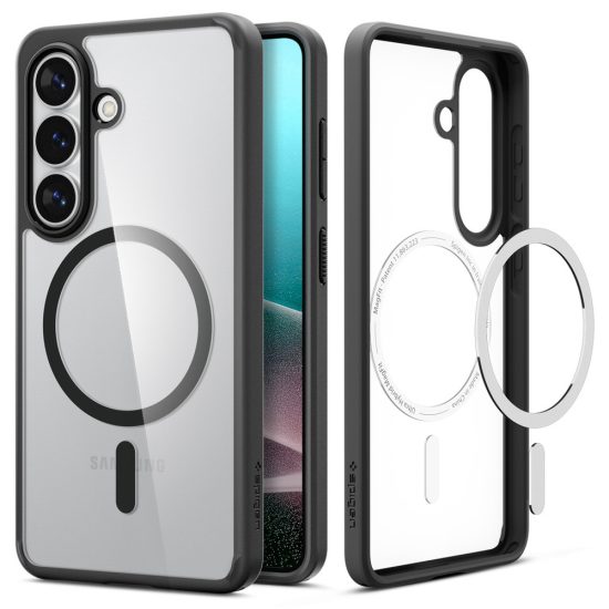 Samsung Galaxy S26 Tok - Spigen Ultra Hybrid MagFit - Átlátszó-Fekete