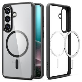   Samsung Galaxy S26 Plus Tok - Spigen Ultra Hybrid MagFit - Átlátszó-Fekete