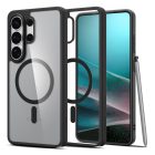 Samsung Galaxy S26 Ultra Tok - Spigen Ultra Hybrid MagFit - Átlátszó-Fekete