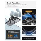 Samsung Galaxy S26 Ultra Tok - Spigen Ultra Hybrid MagFit - Átlátszó-Fekete