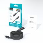 Choetech USB-C - USB-C Kábel - 1.2m PD 60W + Kijelző - Fekete
