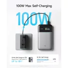 Cuktech 15 Air Power Bank 15000mAh 100W - Szürke