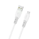 Dudao L25SM USB-A - Micro USB Kábel - 1m 3A - Fehér