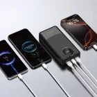 Dudao K12Pro Powerbank 20000mAh 22.5W PD - 2x USB-A + USB-C - CCC - Fekete