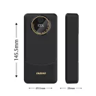 Dudao K12Pro Powerbank 20000mAh 22.5W PD - 2x USB-A + USB-C - CCC - Fekete