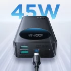 Joyroom JR-PBF02 Pro Power Bank 20000mAh 45W - 2x USB-A + 2x USB-C - Fekete