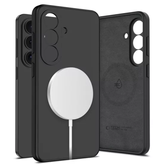Samsung Galaxy S26 Plus Tok - Tech-Protect Silicone MagSafe - Fekete