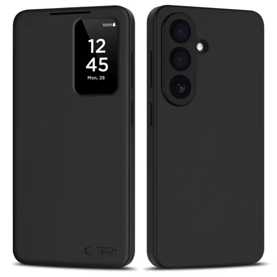 Samsung Galaxy S26 Plus Tok - Tech-Protect Smart Wallet - Fekete