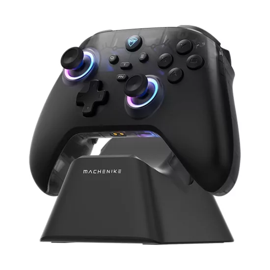 Machenike G3 V2 Wireless Gamepad Kontroller Töltőállomással - Fekete