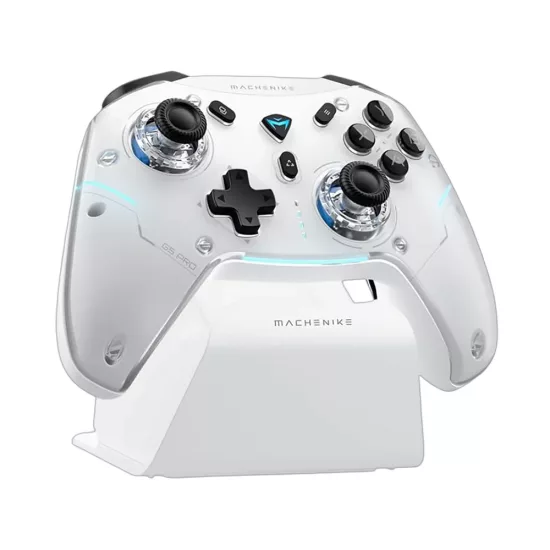 Machenike G5Pro Max Wireless Gamepad Kontroller Töltőállomással - Fehér
