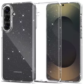   Samsung Galaxy S26 Tok - Tech-Protect FlexAir - Átlátszó-Csillogó