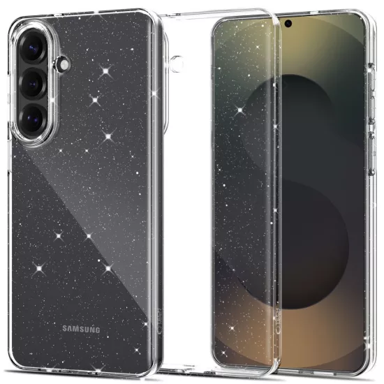 Samsung Galaxy S26 Plus Tok - Tech-Protect FlexAir - Átlátszó-Csillogó