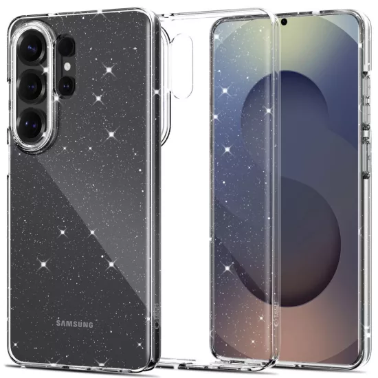 Samsung Galaxy S26 Ultra Tok - Tech-Protect FlexAir - Átlátszó-Csillogó