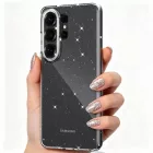 Samsung Galaxy S26 Ultra Tok - Tech-Protect FlexAir - Átlátszó-Csillogó