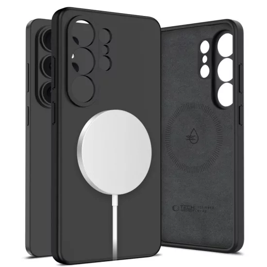 Samsung Galaxy S26 Ultra Tok - Tech-Protect Silicone MagSafe - Fekete