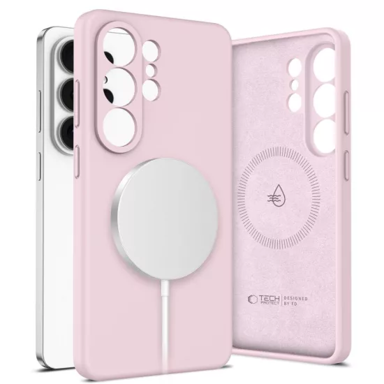 Samsung Galaxy S26 Ultra Tok - Tech-Protect Silicone MagSafe - Pink