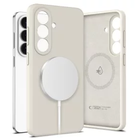   Samsung Galaxy S26 Tok - Tech-Protect Silicone MagSafe - Bézs